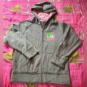 M&M Zip-Up Hoodie featuring Ms. Green
